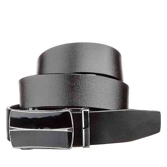 Масивний чоловічий ремінь автомат Vintage 20211 Чорний Київ