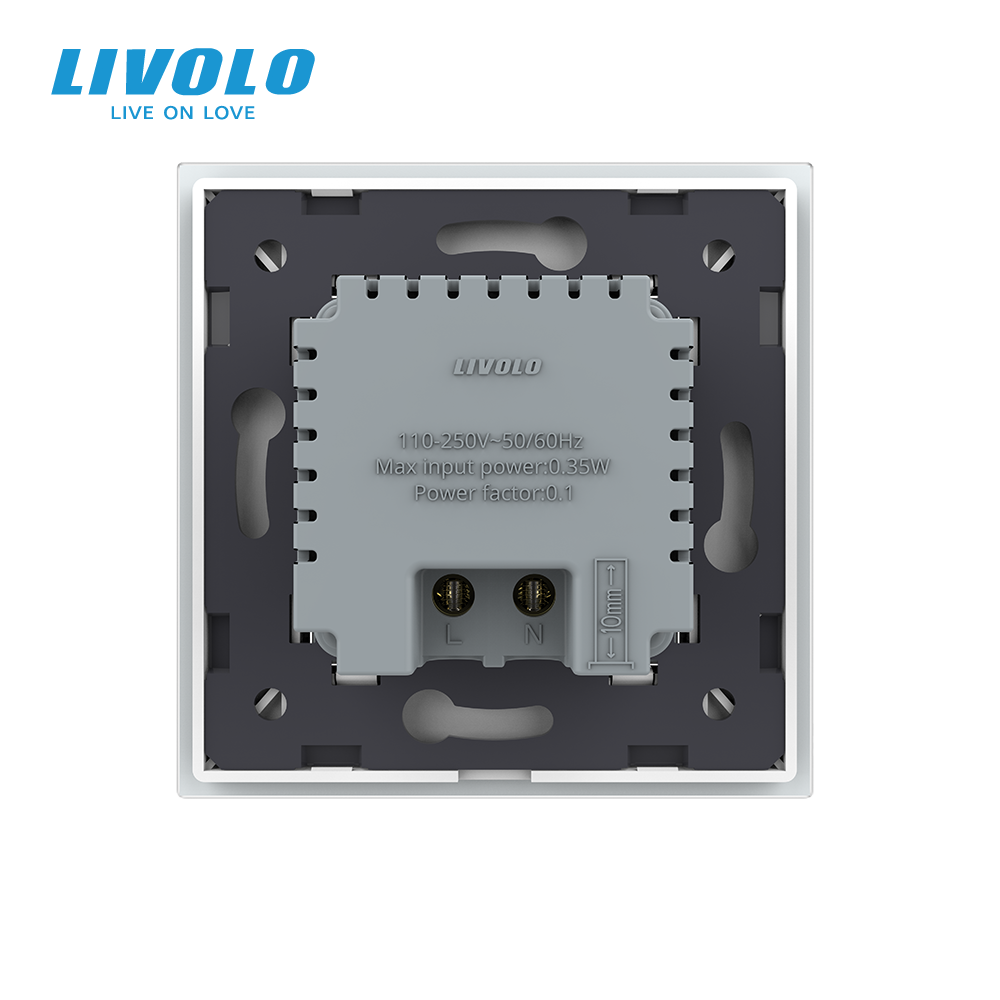 LIVOLO Світильник для сходів підлоги білий, матове скло, 2700K, 230В, 0.35Вт LIVOLO Коломыя - изображение 3