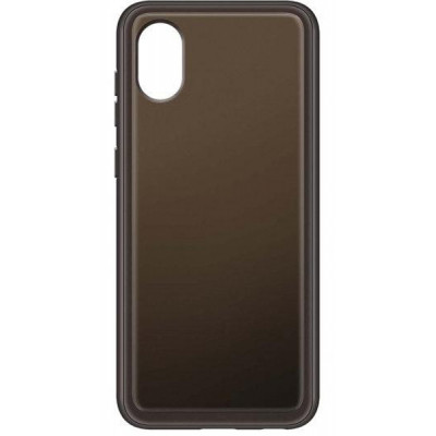 Чехол для мобильного телефона Samsung A03 Soft Clear Cover Black (EF-QA032TBEGRU) Винница - изображение 1