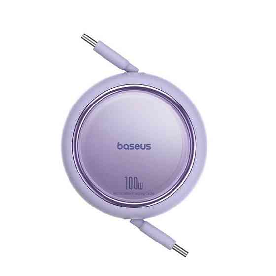 Кабель Type-C Baseus Free2Draw Mini висувний 100W 1m Nebula Purple P10364500511-00 Одеса