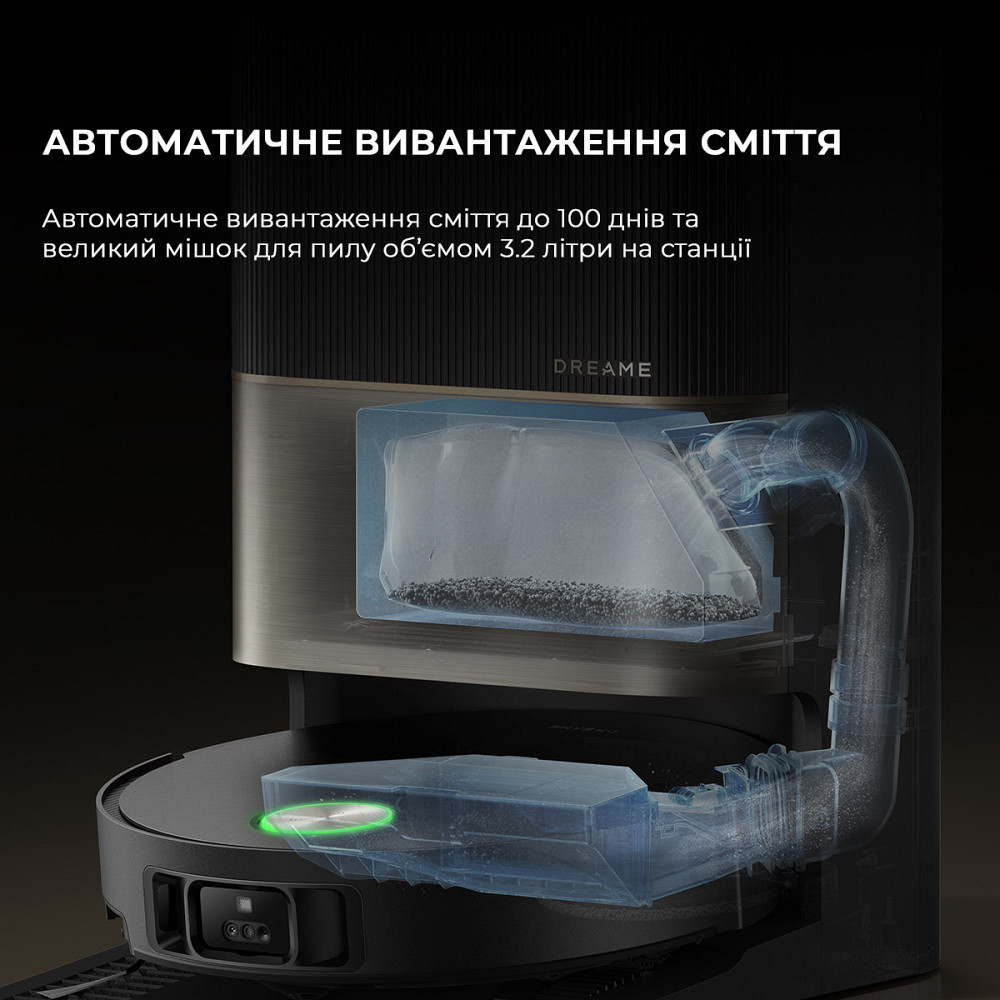 Робот-пилосос Dreame X50 Ultra Complete Black (RLX85CE-4-BL) ( Black ) Харьков - изображение 14