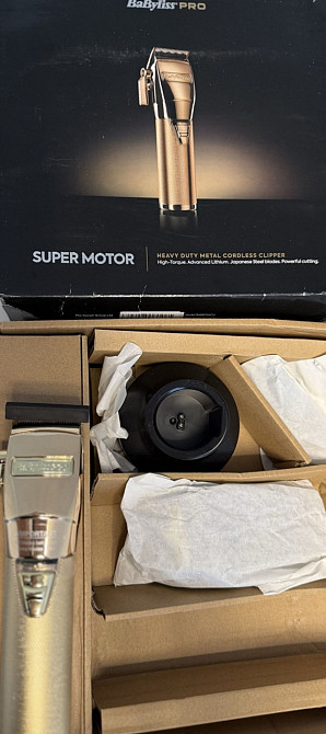 BABYLISS PRO Машинка для стрижки Gold. Харьков - изображение 1