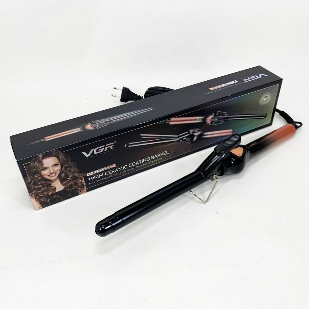 Стайлер для объема волос, Конусная плойка для завивки и укладки Плойки объема волос WH-56 Львов - изображение 4