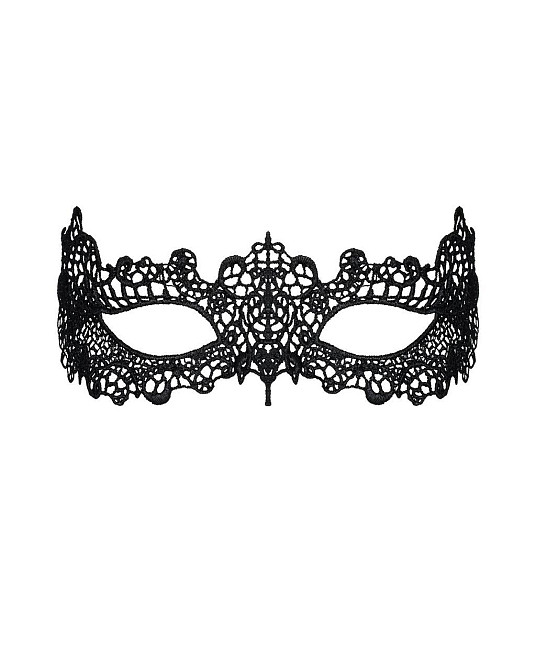 Кружевная маска Obsessive A701 mask, единый размер, черная Sex Aura Киев - изображение 2