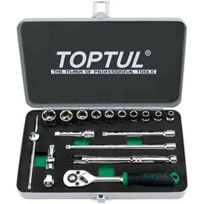 Набір інструментів Toptul дюймових 1/4&quot; 18од. 3/16&quot;-9/16&quot; (GCAD1811) Вінниця