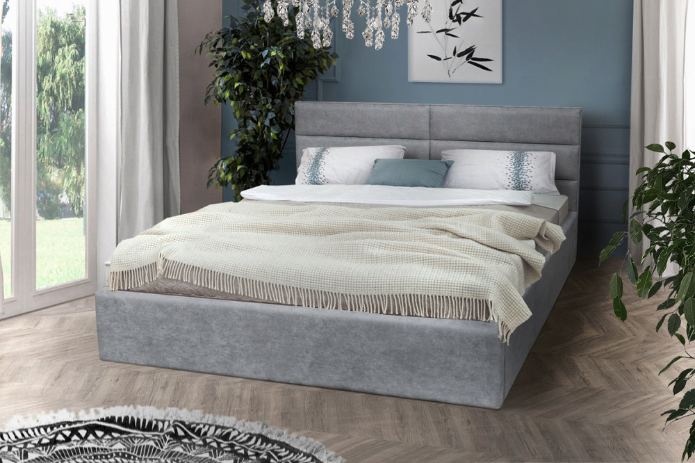 Ліжко Дюна 1600*2000 с п/м Аляска 05 сірий Днепр - изображение 8