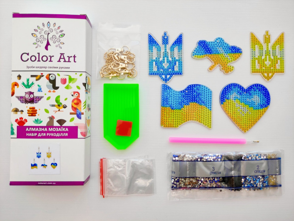 Набор брелков алмазная выкладка 