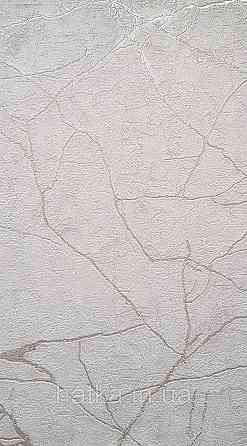Шпалери вінілові на флізеліні AdaWall Roka 1.06х10 під камінь структурні темно-сірі прожилки сріблом 23107-4 Київ