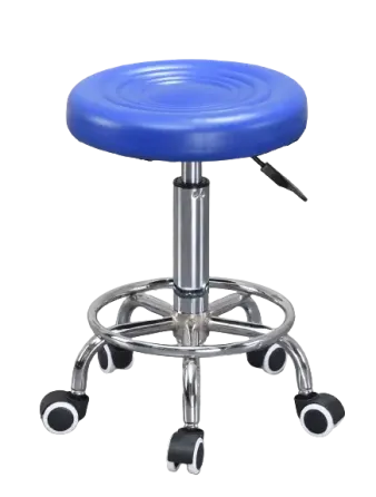 Стілець для косметолога без спинки (в асортименті) Синій Київ