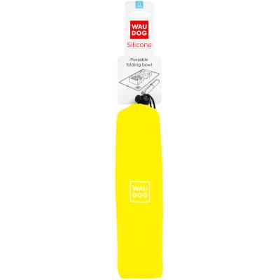 Посуда для собак WAUDOG Silicone Миска складная 385х230х50 мм желтая (50808) Винница