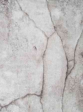 Шпалери метрові вінілові на флізелін Erismann Nature soul під камінь сірі з чорним Київ