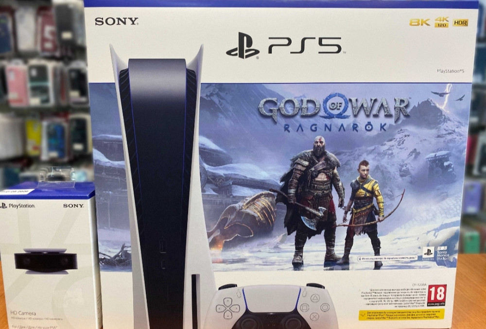 Консоль Sony PlayStation 5 Blu/Ray+ God of War Ragnarok +HD Camera. Харків - фото 1