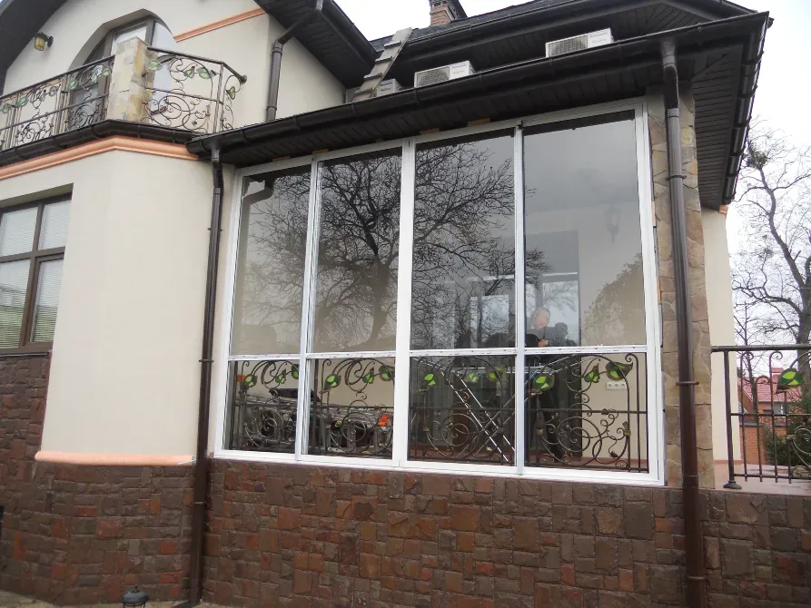 Раздвижные перегородки, раздвижные балконы, террасы Киев - изображение 12