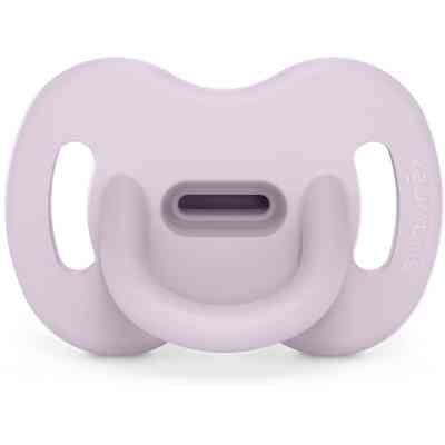 Пустышка Suavinex Colour Essence силіконова фізіологічна, 6-18 місяців, світло-фіолетова (308615) Винница