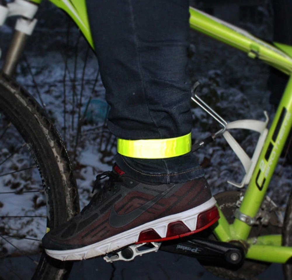 Слеп браслет светоотражающий 22см для безопасности пешеходов и велосипедистов, фликер Киев - изображение 5