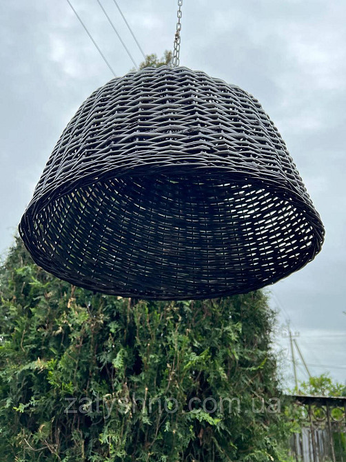 Люстра коричнева плетена Київ - фото 1