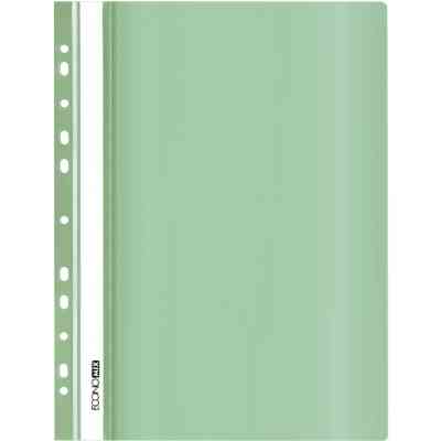 Папка-скоросшиватель Economix А4 с перфорацией, фактура "глянец", мятная (E31510-84) Винница