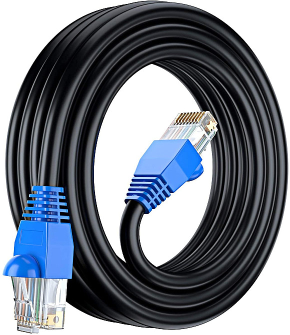 Зовнішній мережевий кабель MutecPower RJ45 - RJ45 CAT 6 15м Луцьк - фото 4