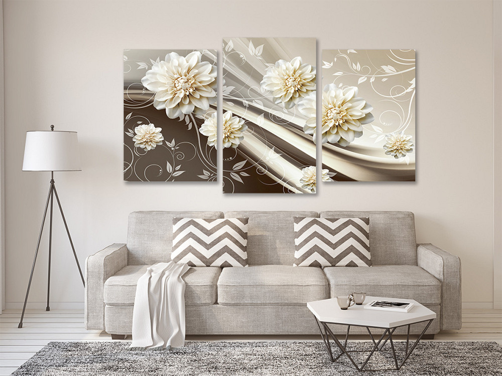 Модульная картина в гостиную / спальню  Квіти Art-671_3 100x150 см Киев - изображение 2