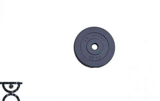 Штанга набірна на 42 кг з гантелями по 10 кг Гантелі, гирі, штанги та диски ударостійкий пластик Київ