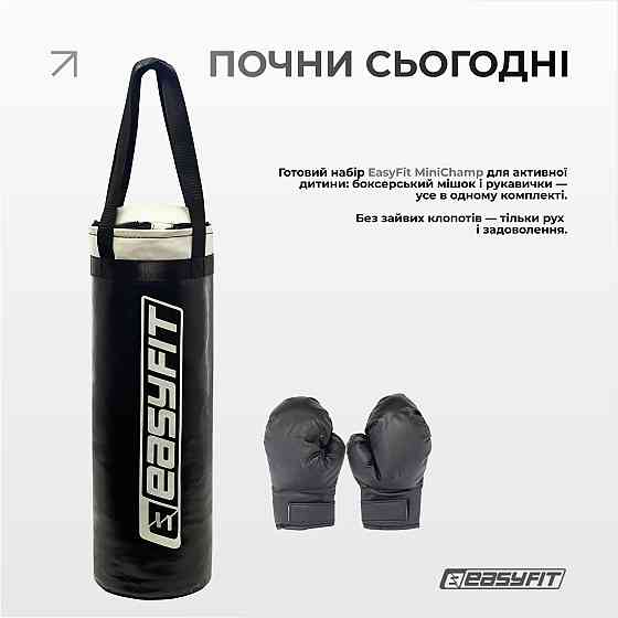 Боксерський набір EasyFit MiniChamp для дітей Коломыя