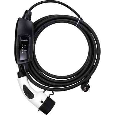 Зарядний пристрій для електромобіля Duosida Type 2 - Schuko (220V), 16A, 3.6кВт, 1-фазное, 5м (EV200276) Вінниця