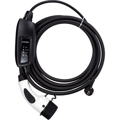 Зарядний пристрій для електромобіля Duosida Type 2 - Schuko (220V), 16A, 3.6кВт, 1-фазное, 5м (EV200276) Вінниця - фото 1