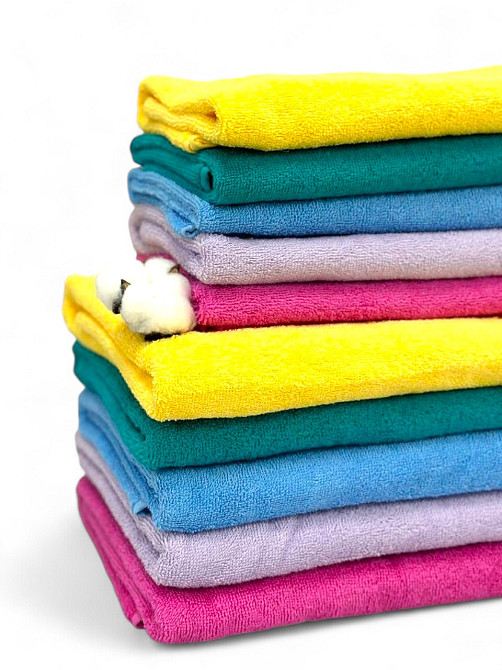 Комплект рушників Ideal Textile однотонних Ideal Textile 40х70+50х90+70х140 см 400 г/м2 (56860941) Чернівці - фото 2