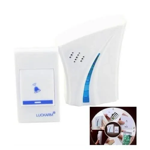 Бездротовий дверний дзвінок Luckarm 8610 на батарейках, гучний сигнал, проста установка, для дому та офісу Одеса