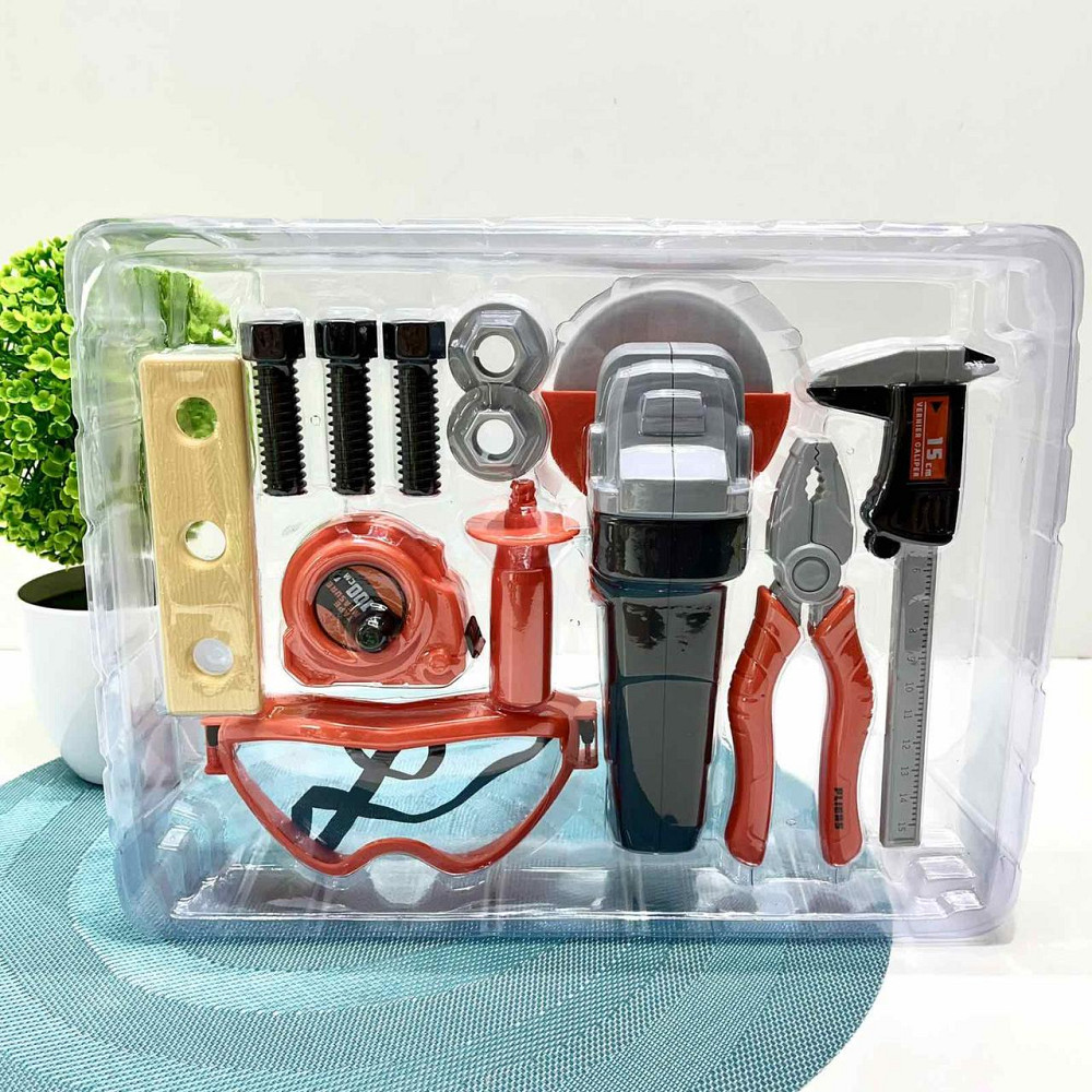 Набір інструментів 11 предметів Чорно-жовтогарячий (778-15) Чернігів - фото 1