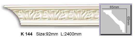Карниз с орнаментом полиуретановый Harmony K 144 Flexi Днепр