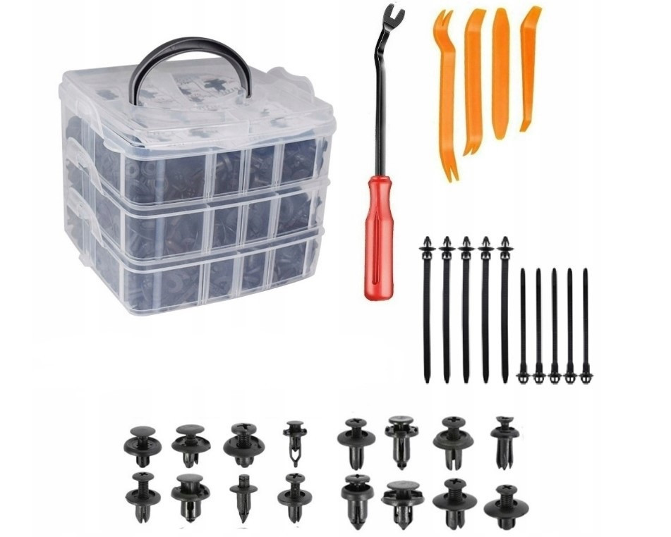 Набір автомобільних кріплень 9324, 620 шт. Вінниця - фото 8