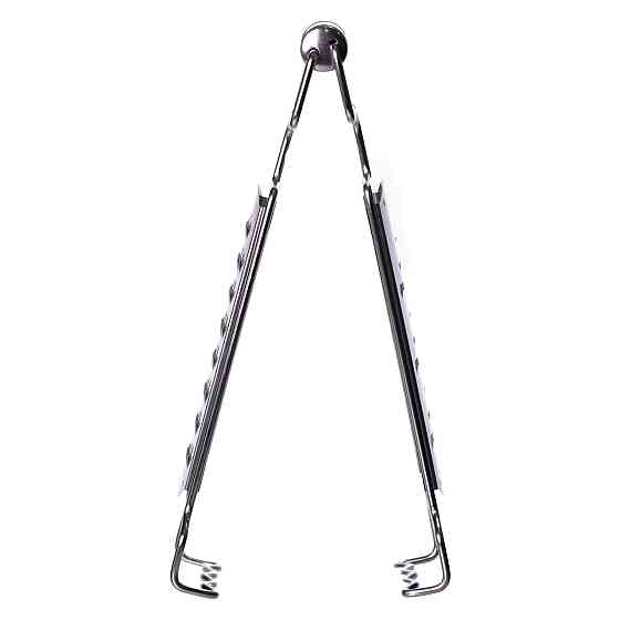 Терка кухонна з нержавіючої сталі 9×4×24 (см) ручна двостороння терка для овочів HP-8-9 Коломыя