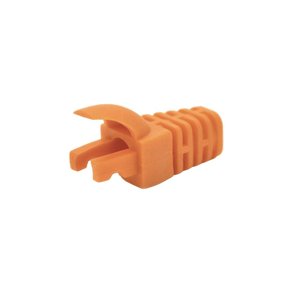 Чохол ізолюючий для роз'єму RJ-45 Cat.5/Cat.6, (N) ПВХ помаранчевий, 100 шт. (74-00131) Киев - изображение 3