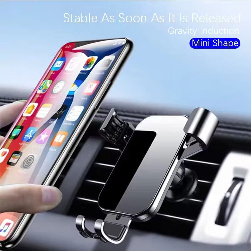 Автомобильный держатель,на решетку воздуховода под телефон JTC01, черный Каменец-Подольский - изображение 3