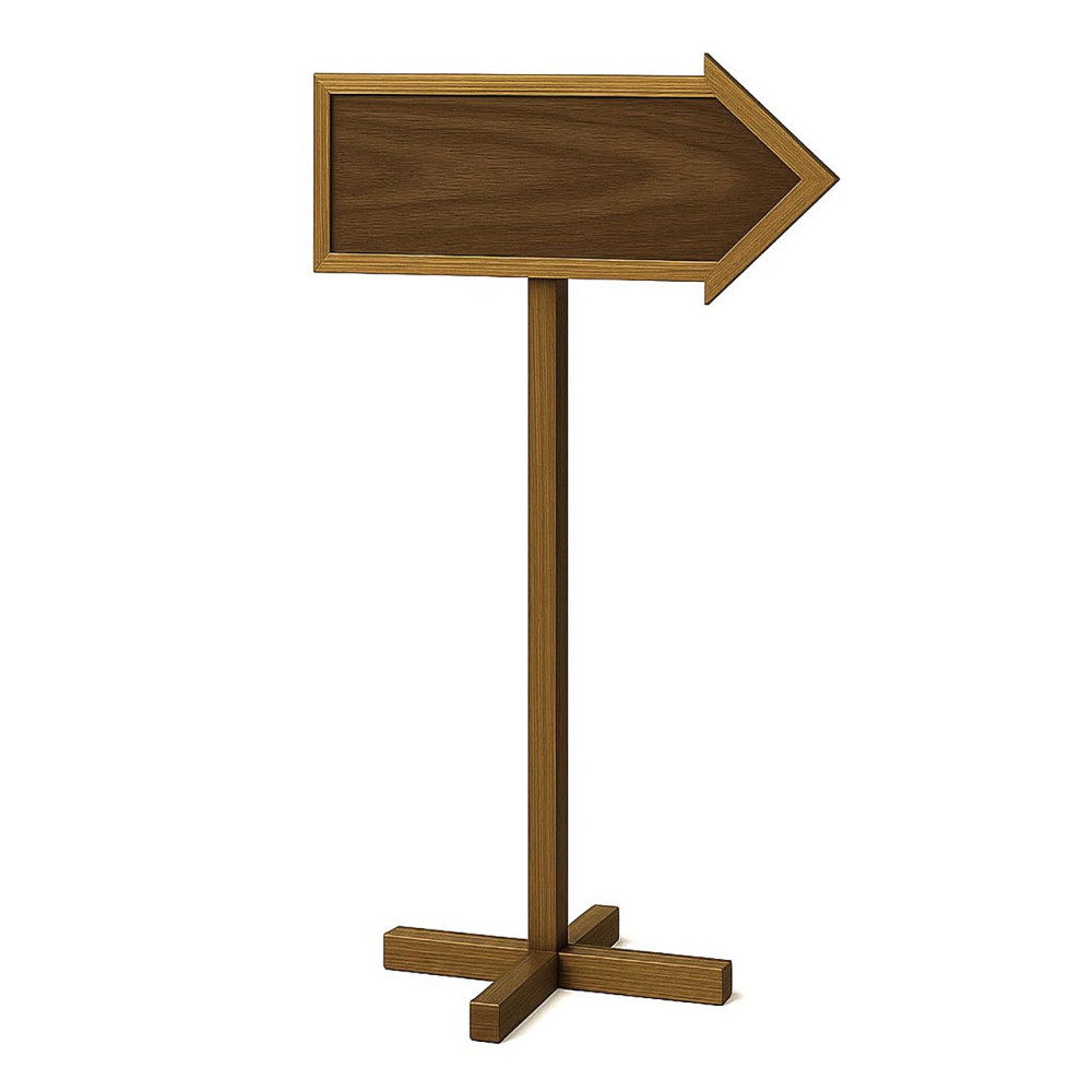 Напольная стрелка-указатель 