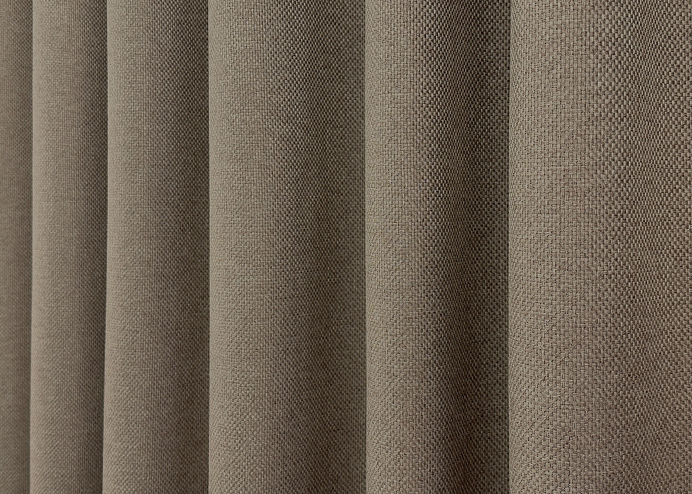 Шторна тканина льон-блекаут "Льон Мішковина" колір темний беж 825ш Київ - фото 9
