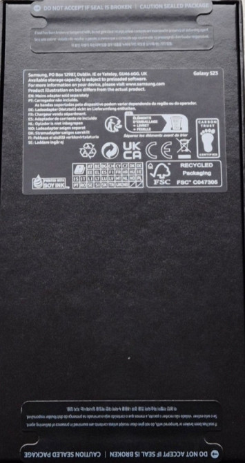 Смартфон Samsung Galaxy S23 8/128GB Phantom Black Київ - фото 1