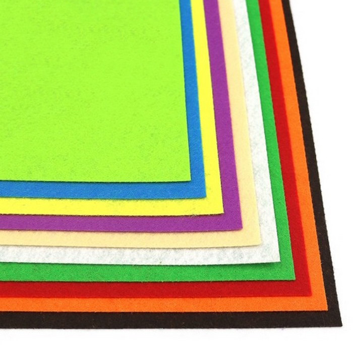 Фетрові листи для рукоділля HQ170-MIX2, 1,2 мм, А4 Вінниця - фото 1