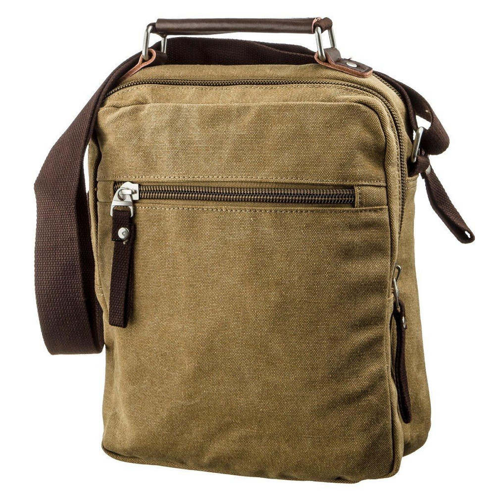 Сумка вертикальная текстильная Vintage 20154 Хаки Киев - изображение 2