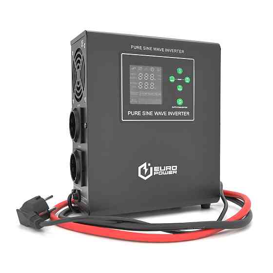 ДБЖ з правильною синусоїдою Europower EPWM-MPS-800/12 (500 Вт) 3/5/10/15А, під зовнішню АКБ 12В (AGM/GEL/LFP), кріплення на стіну, Київ