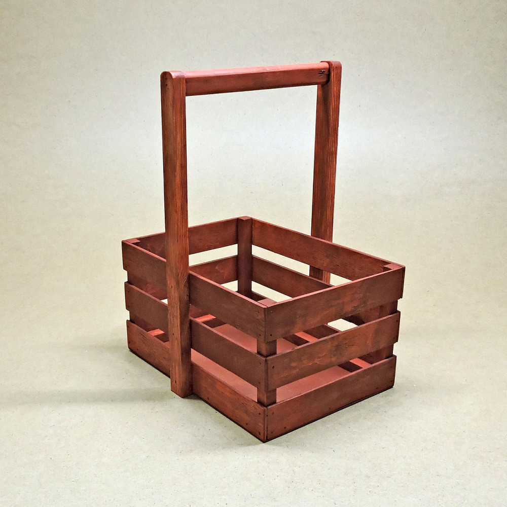 Подарунковий кошик "Шеллі 18х30" корал Миколаїв - фото 3