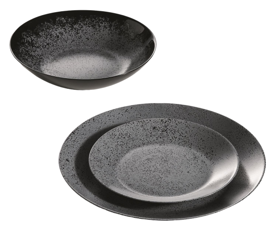 Тарілка обідня Luminarc Slate Black, 25 см (6788144) Київ