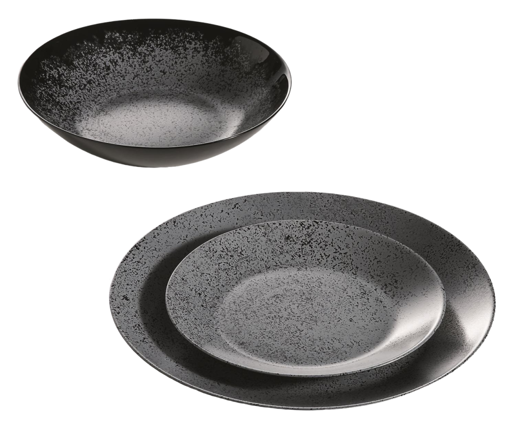 Тарілка обідня Luminarc Slate Black, 25 см (6788144) Київ - фото 3