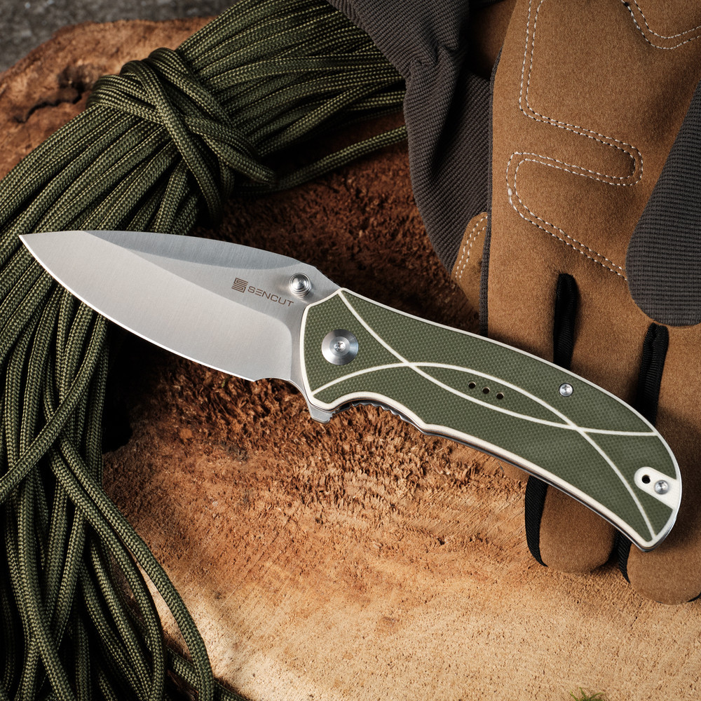 Нож складной Sencut Hyrax S23097-2 Ровно - изображение 10