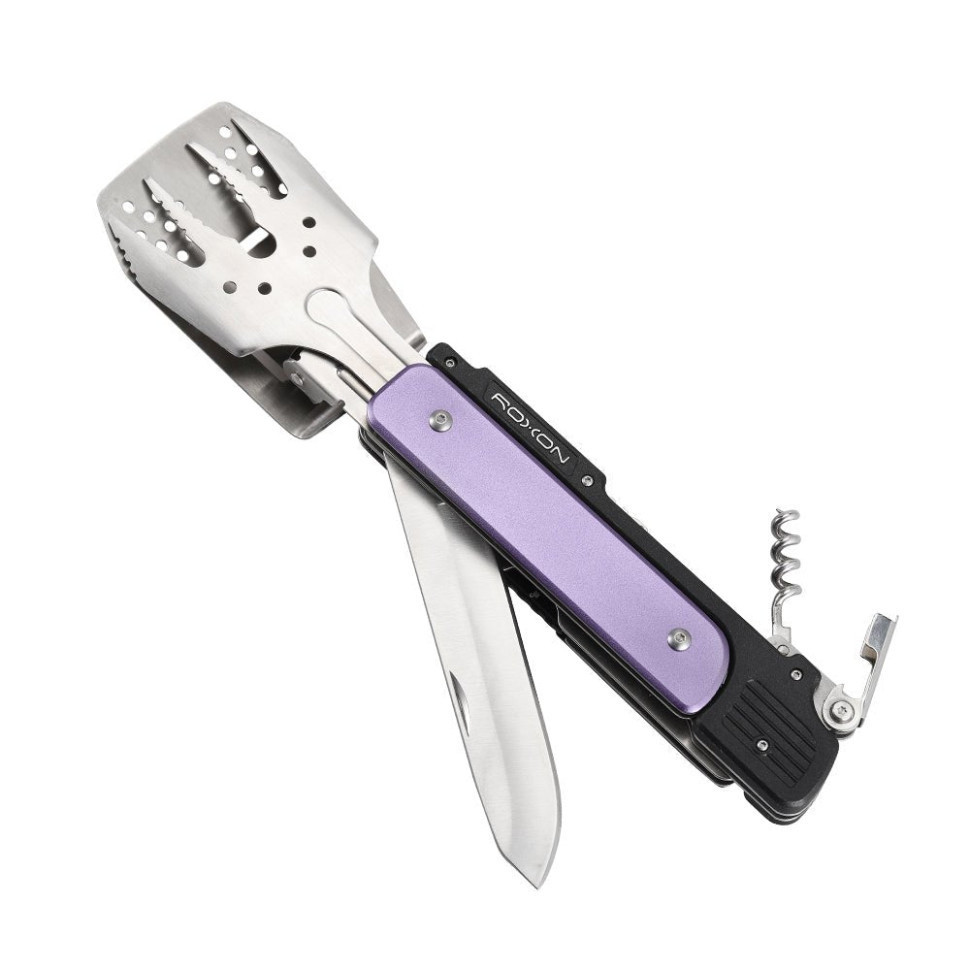 Мультитул для барбекю Roxon S601, фиолетовый Киев - изображение 1
