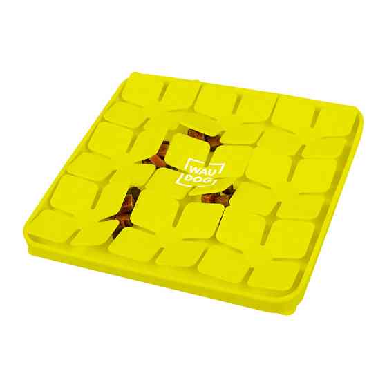 Килимок для пошуку корму WAUDOG Silicone, 205х205х17 мм, жовтий Київ