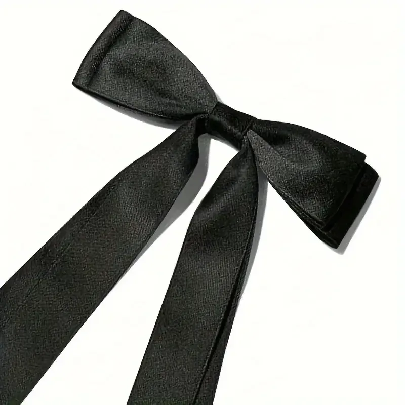 Набор заколок-бантов для волос 4 шт – большие атласные банты на металлической заколке-автомат, 21×12 см Киев - изображение 5