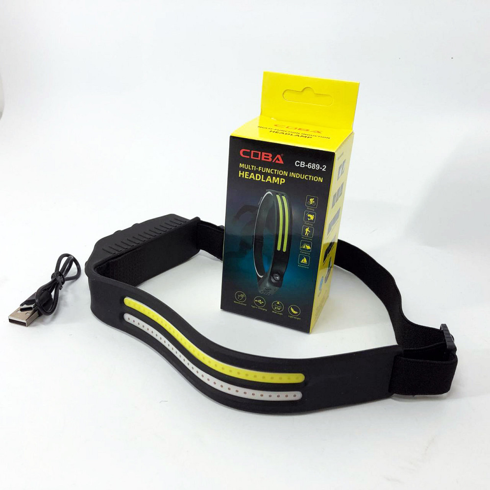 Ліхтар на голову для туристів, Налобний світлодіодний ліхтар для нічних прогулянок LA-62 Львів - фото 3