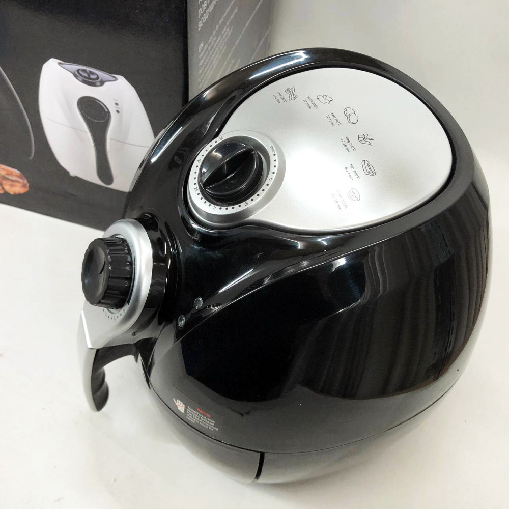 Безмасляна фритюрниця з таймером Domotec MS-3220 1300 Вт 4, 5 л, Фритюрниця смажити без олії VQ-71 Івано-Франківськ - фото 6